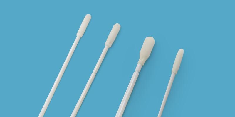 Disposable Nasopharyngeal Nasal Foam Swab Specimen Collection Sponge Swab Universal Sampling Swab