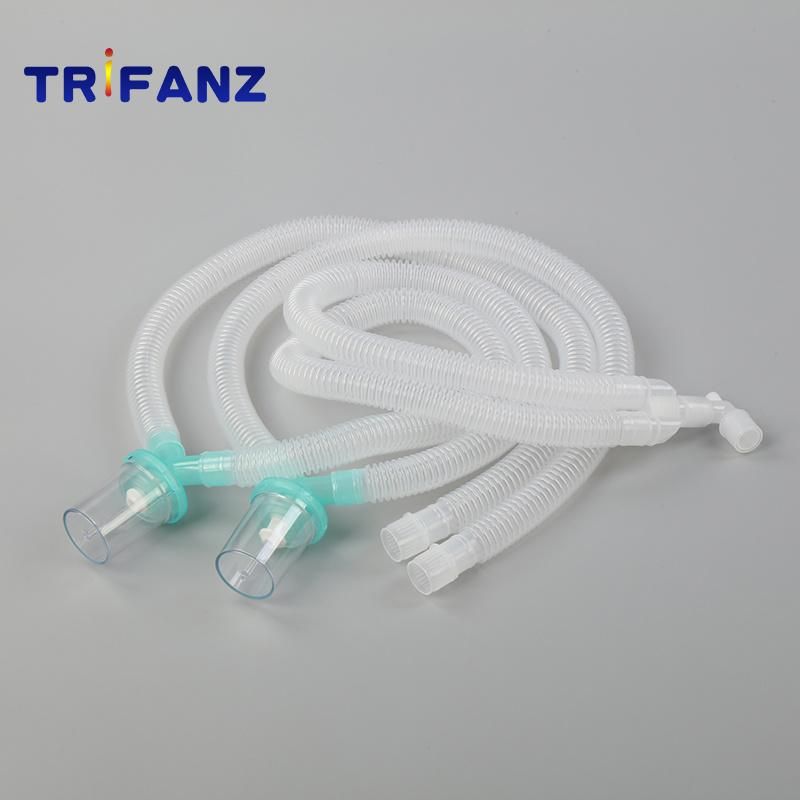 High Quality Anaesthesia Breathing Circuits Set with Water Traps Corrugated