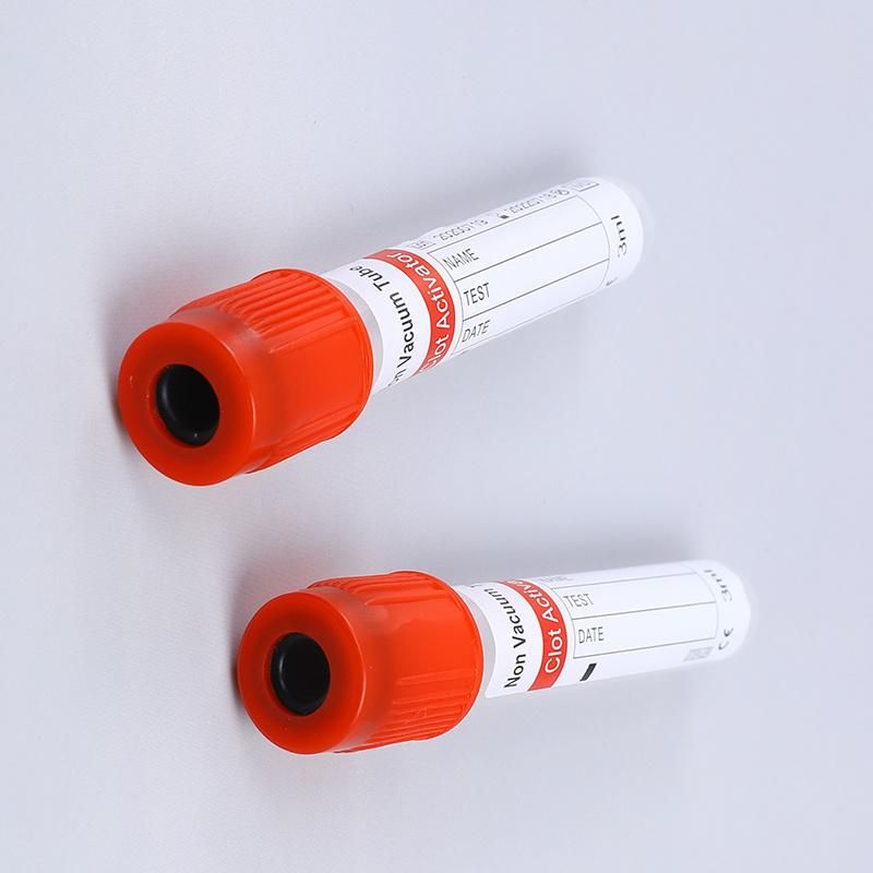 Medical Supply Clot Activator Blood Vacuum Collection Tubes