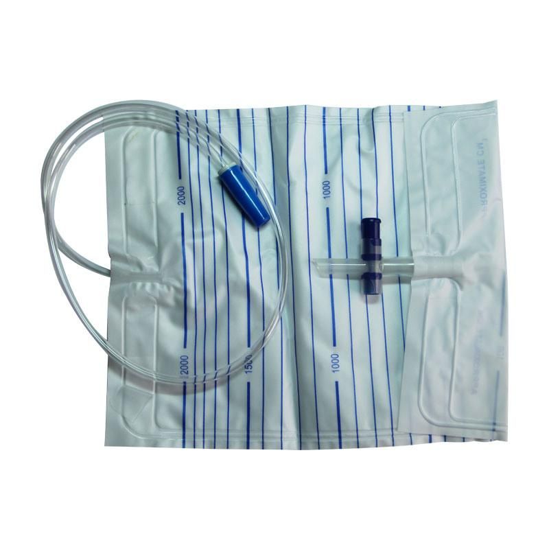 Disposable Sterile Enconomic Urine Bag with T Valve