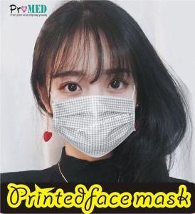 Nonwoven Spunlace Soft Printings Face Mask