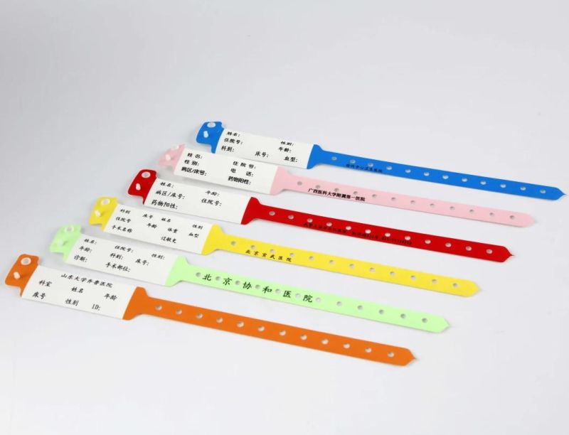 Disposable Write-on Hospital Medical Patient ID Wristband for Baby