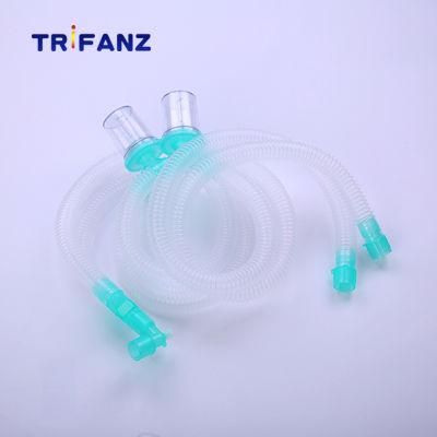 Medical Disposable Corrugated Ventilator Anesthesia Circuit for ICU