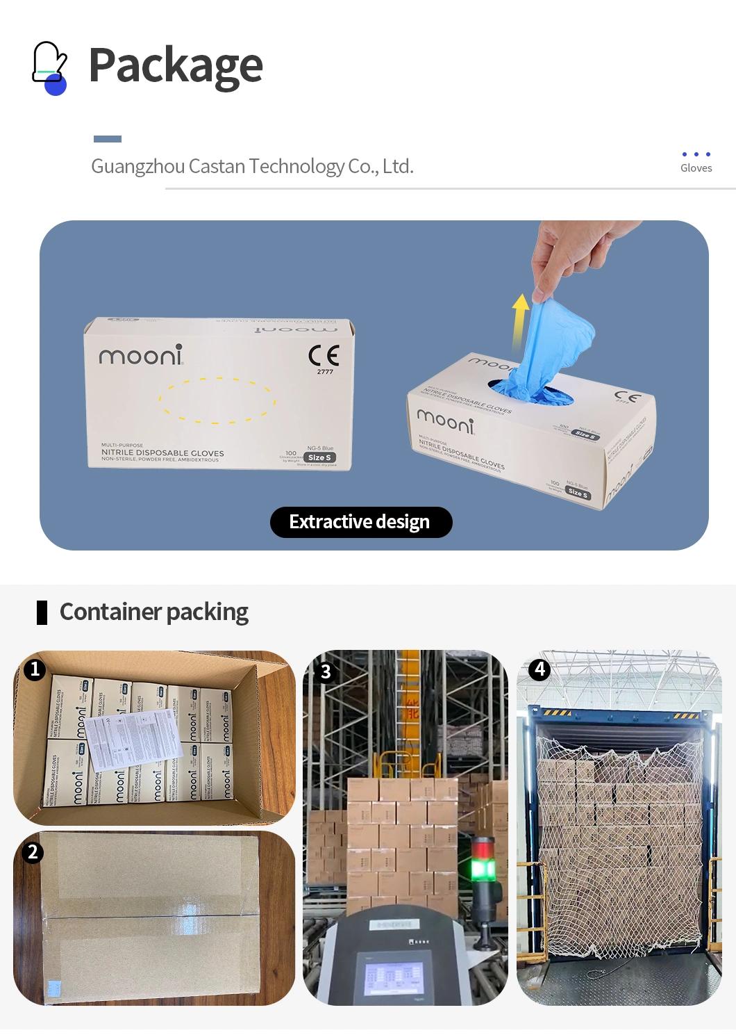 Nitrile Gloves/Nitrile Powder Free Golves/Safe Protection Gloves/Rubber Gloves/PVC Gloves