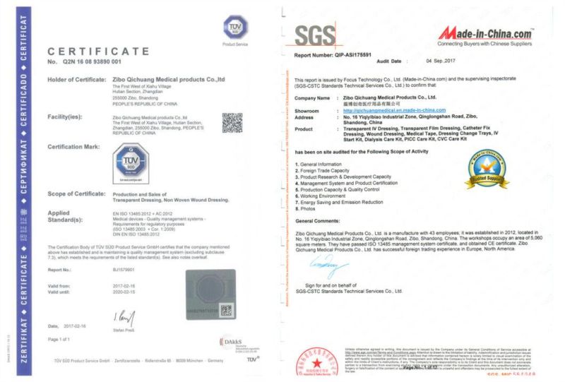 Medical Disposable Picc Securement Device with Foam Insert