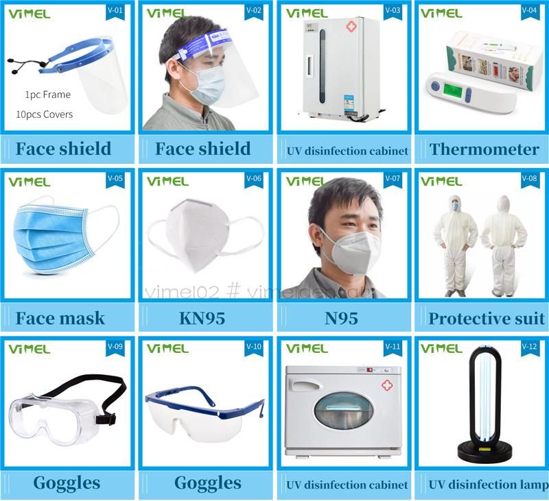 Disposable Anti Fog Face Shield Mask Protection Overall Suit Goggles