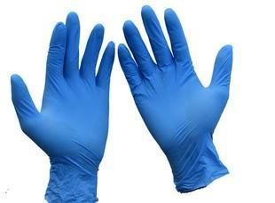 Powder Free Blue Disposable Medical/Non-Medical Examination Nitrile Gloves with CE