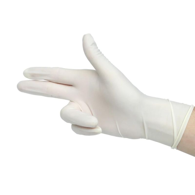 100% Natural Latex Disposable Safety Cheap Latex Examination Gloves Latex Goves