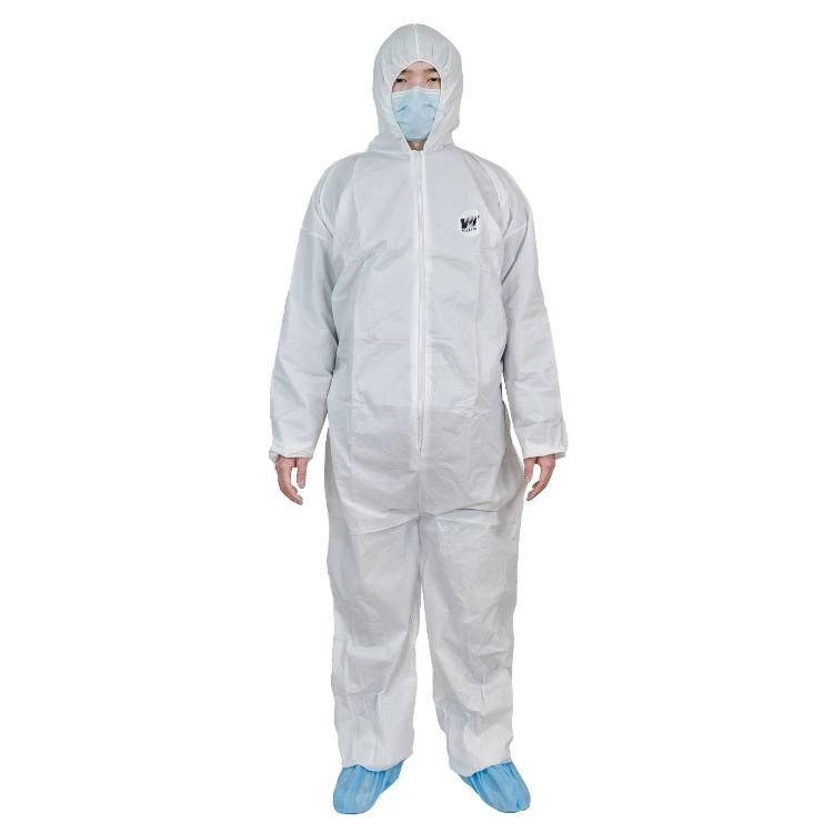 Disposable Coveralls Spp SMS Mf Nonwoven Protective Clothing Workwear