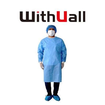 Blue Color M Size Disposable Surgical Gown