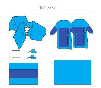 Disposable CE and ISO13485 Approved Sterile Tur Surgical Pack