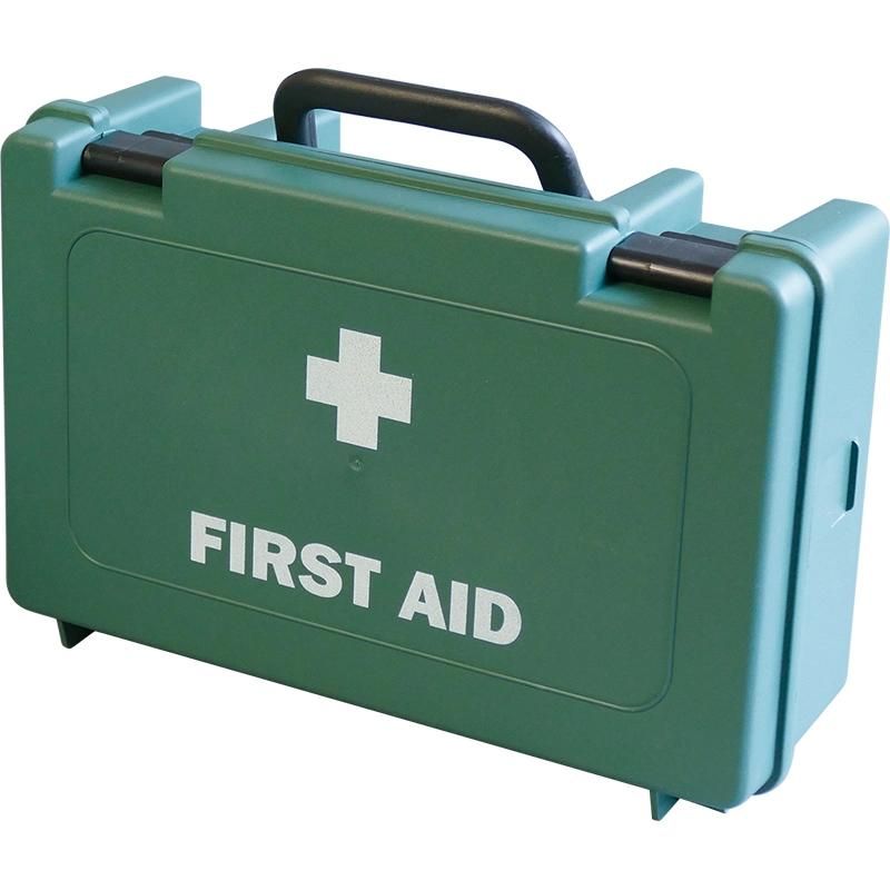 Dustproof Green Empty PP Plastic First Aid Box for Car Travel