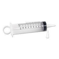 Disposable Medical Instrument Ring Type Transparent 100ml PP Irrigation Syringe with Catheter Tip