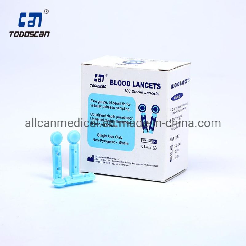 Disposable Safety Sterile Plastic Twist Top Blood Lancet