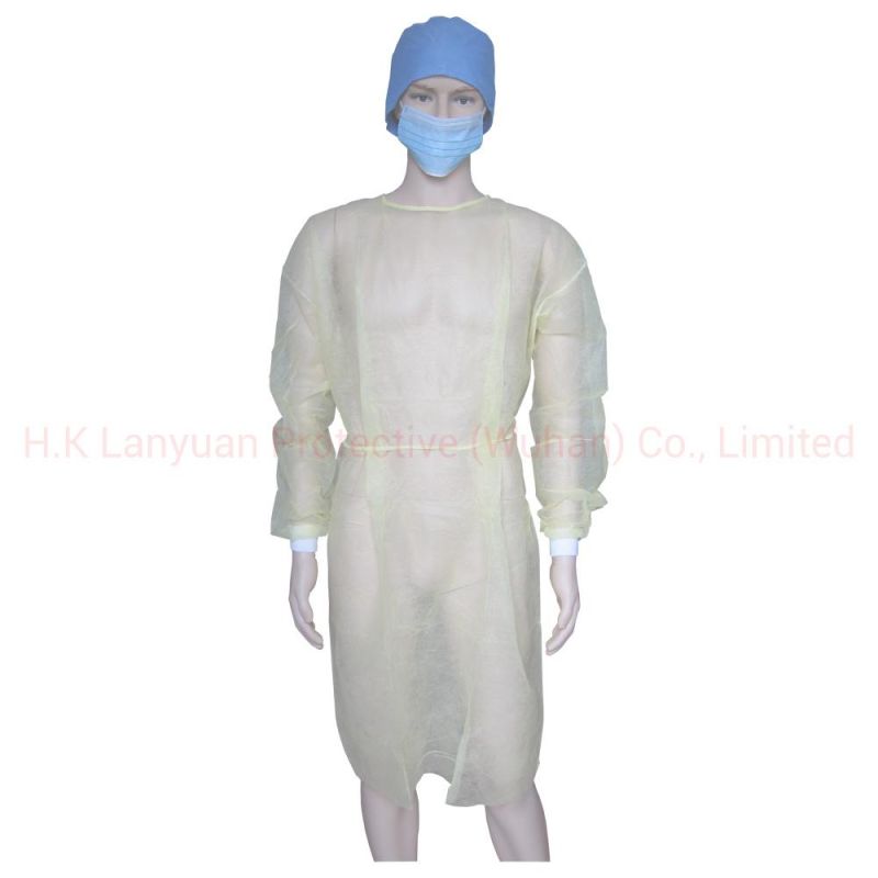 Disposable Nonwoven Isolation Gown with Tie (LY-NSE-Y)