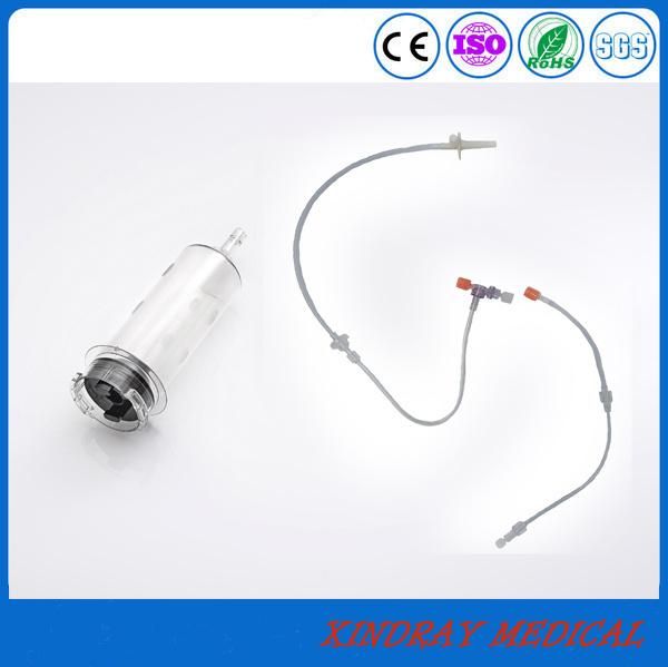 Factory Price Hospital Medical Disposable Product for CT/Dsa/MRI Compatible to Medrad, Ezem, Lf, Metro Brand Angiographic High Pressure Medical CT Syringe