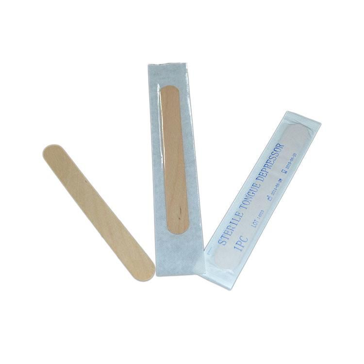 Medical Disposable Sterile Non Sterile Wooden Tongue Depressor