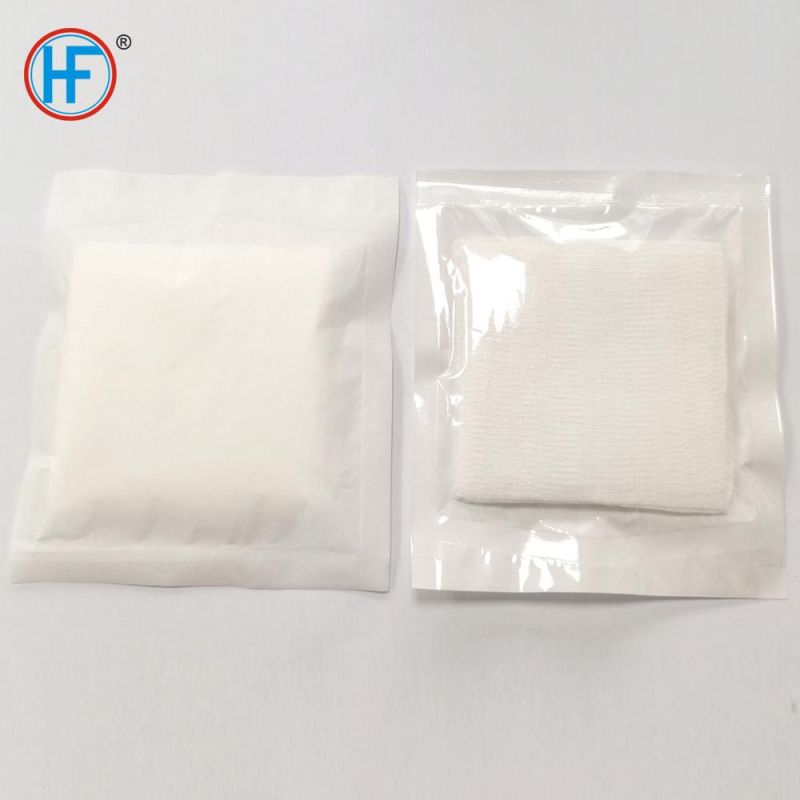 Mdr CE Approved Low Price Wholesale Sterile Cotton Elastic Gauze Series Sponge