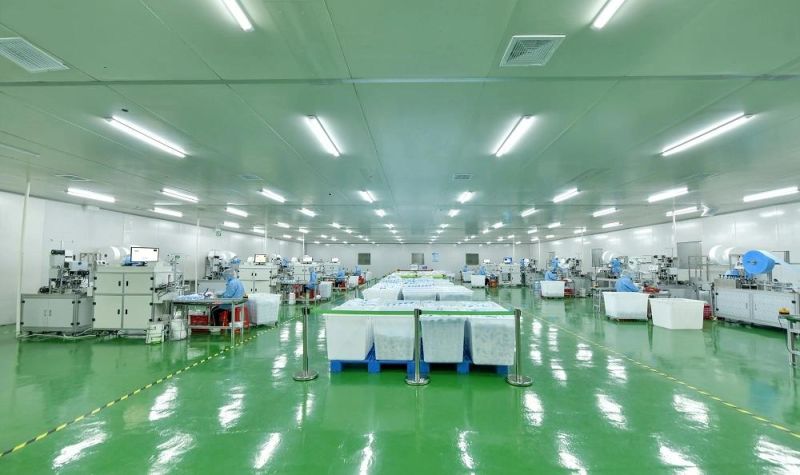 Disposable Nonwoven Clip Bouffant Cap with Elastic Band for Industry