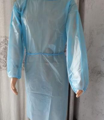 Laboratory Suits Made in China Disposable SMS Non Woven Isolation Gown