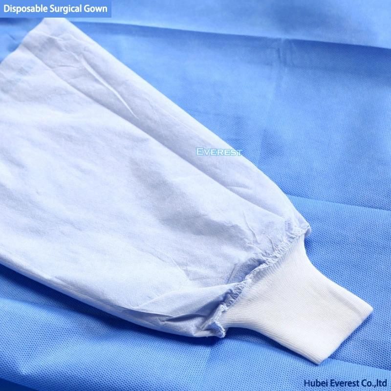 CPE SMS/PP+PE Disposable Sterile Water Repellent Gown