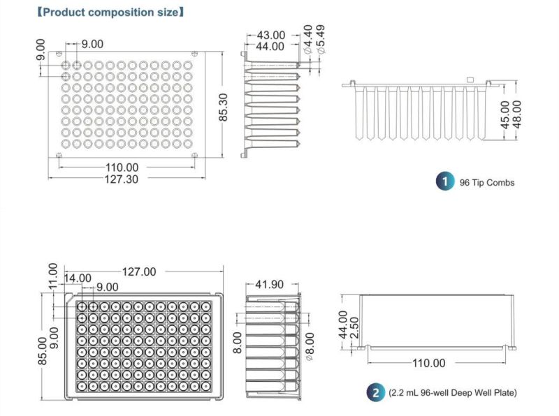 Techstar High Quality Goods Magnetic Beads Method DNA Rna Nucleic Acid Extraction Reagent Magnetic Bacteria Genomic DNA Kit