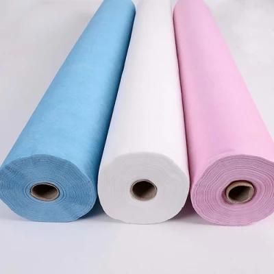 Disposable Bed Sheet Roll Non-Woven Sheet Facial Bed Cover Roll for Waxing