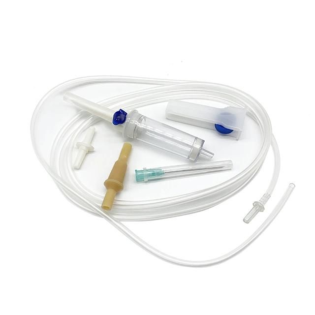 Disposable Medical Ordinary Infusion Set /IV Set with Needle Luer Lock Luer Slip CE ISO Approval