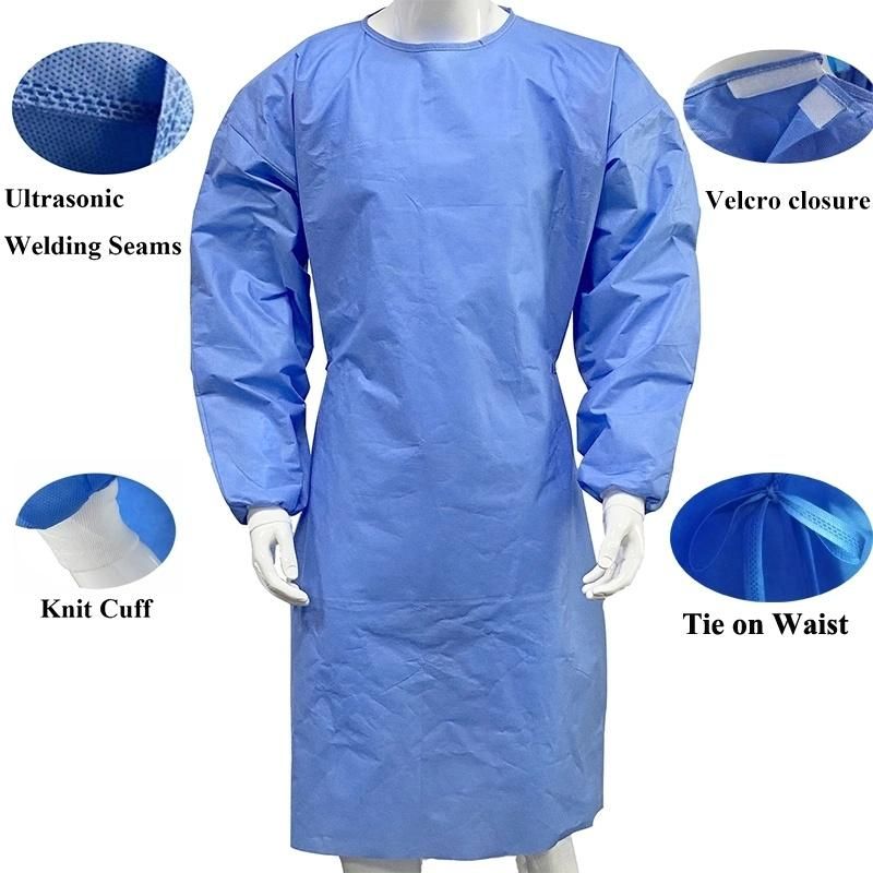 Medical Surgical Gown Surgical Gown Non Woven Fabric Hospital Disposable Gowns