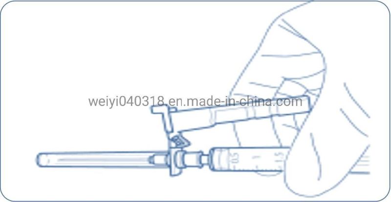 Safety Disposable Syringe with Safety Cap with or Without Needle FDA CE& ISO