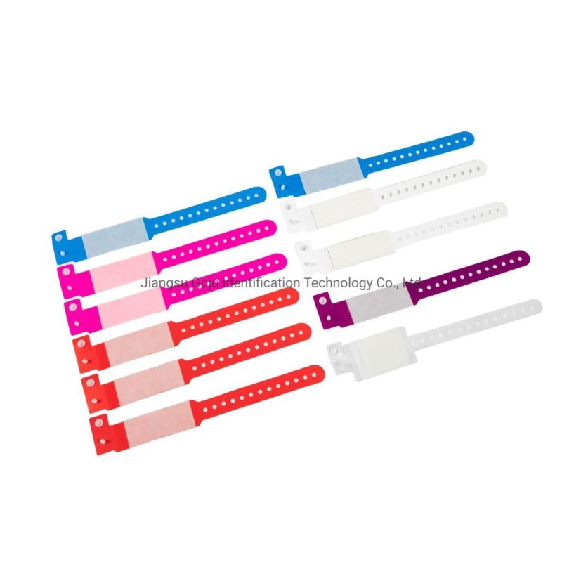 Plastic Medical Label Barcode Wristband for Adult