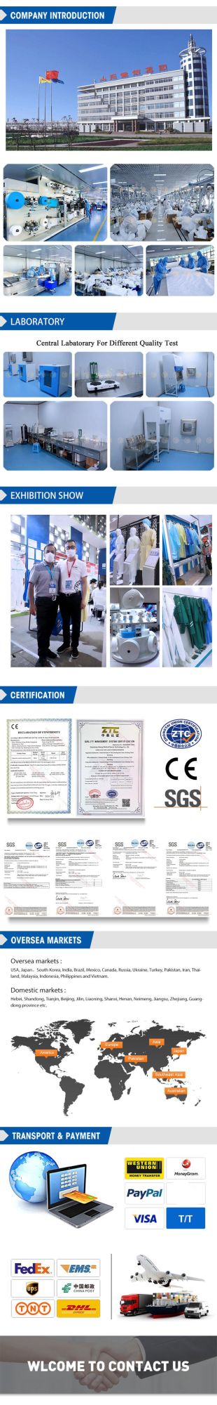 Factory Direct Selling Disposable Protective Clothes Isolation Suit Whitelist Enterprise Personal Protection Medical Supply Factory Direct Sale