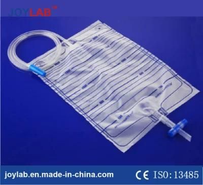 2000ml Transparent Urine Bag with T Valve