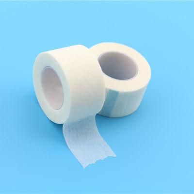 Jr715 Factory Supply Transparent Non Woven/PE Medical Adhesive Tape CE ISO Certified