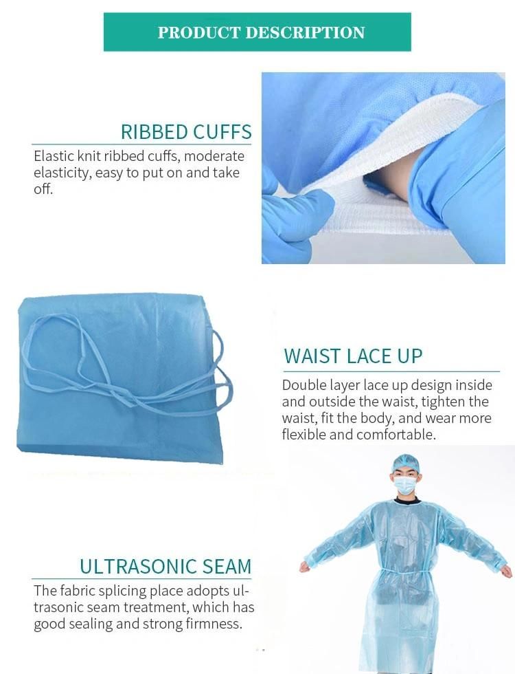 Best Selling Products Disposable SMS Non Woven for Isolation Gown Safety Workwear