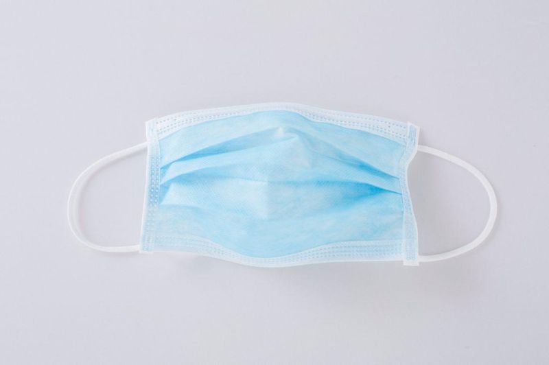 OEM Masker 3 Ply Disposable Face Mask Earloop Non-Woven Surgical Mask Individual Pack