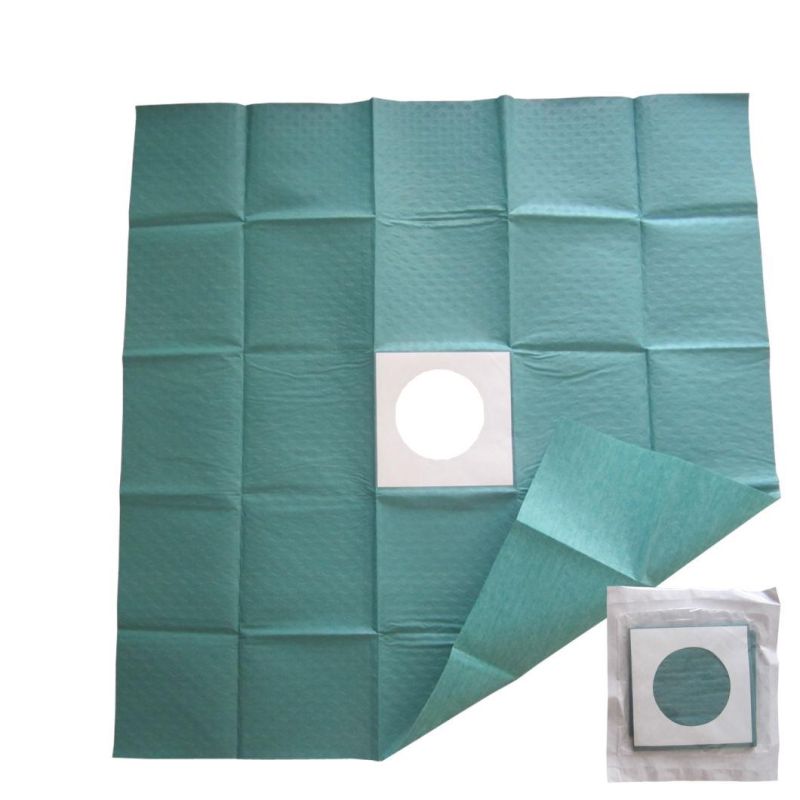 Fenestrated Adhesive Surgical Drape with Hole