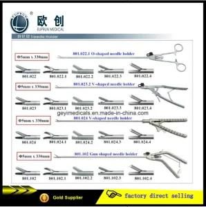 Reusable Surgical Laparoscopic Needle Holder Forceps