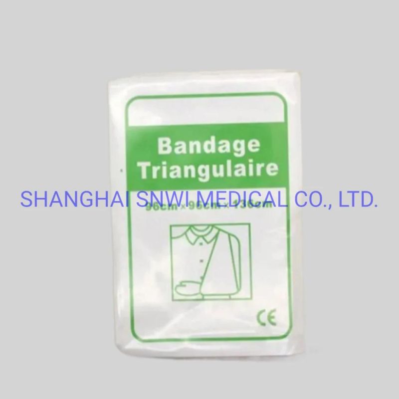 Disposable Surgical Supply Product Gauze Non Woven Medical Triangular Bandage for Hospital Use