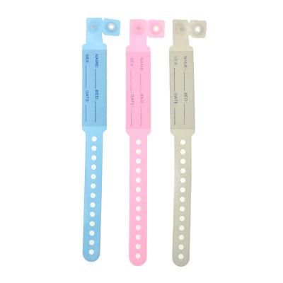 Hospital Custom Writable Plastic Identification Patient ID Wristbands Bracelets