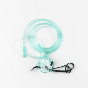 Adult Oxygen Mask for Facials PVC Simple Oxygen Mask