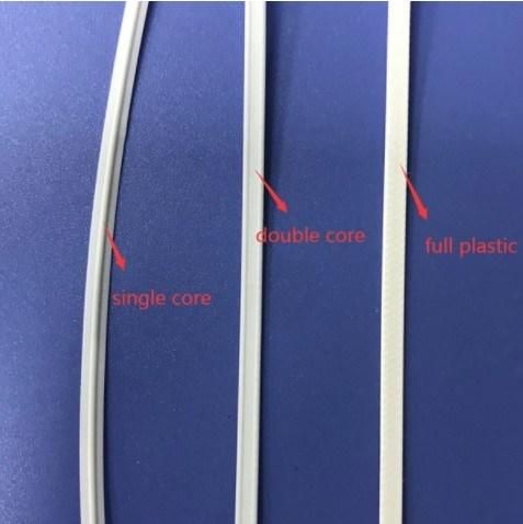 High Quality 100% PP/PE 3mm or 5mm Single/Double Plastic Nose Wire Nose Clip Nose Bridge in Stock Raw Materials