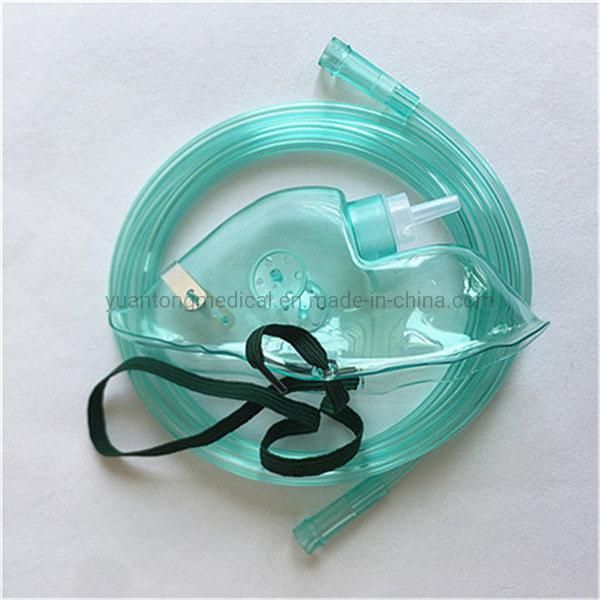 Single Use Disposable Oxygen Mask for Adult Use with Tubing