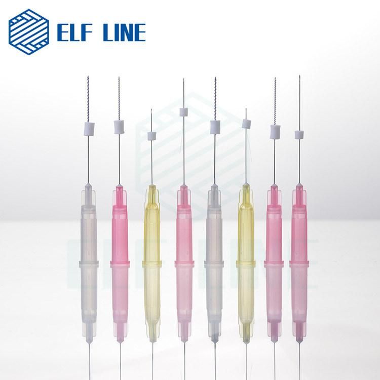 Facial Beauty Pdo Thread Lift 3D Cog Korea Molding Cog 18g 100mm W Blunt