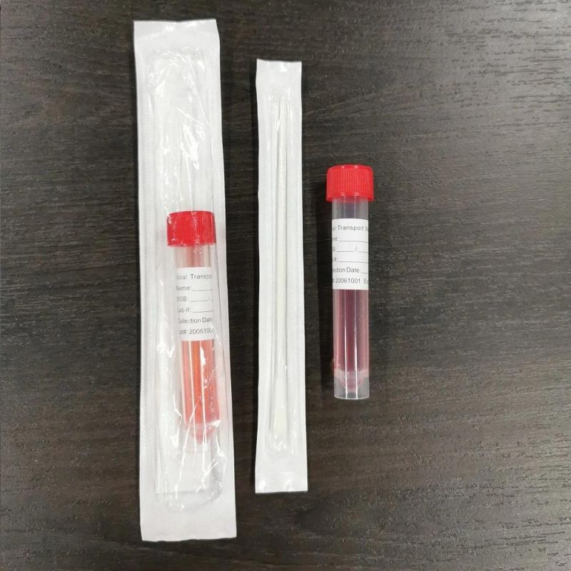 Vtm Kits with Collection Nasal Swab and Biohazard Specimen Bag