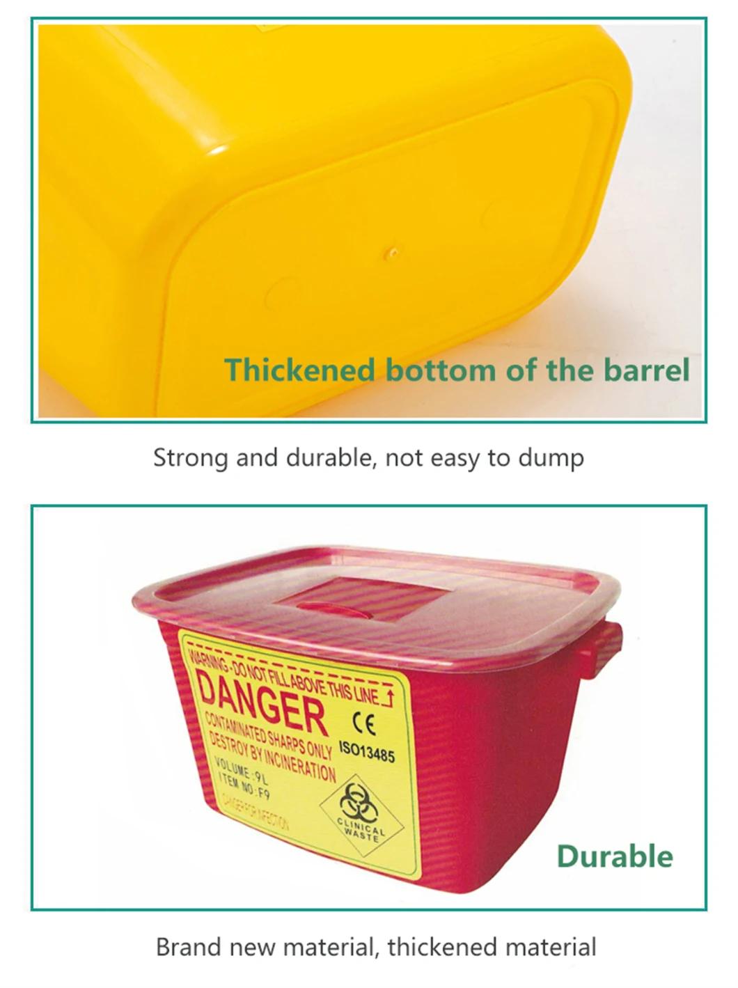 Sharps Disposal Case PP Made Sharps Container Biohazard for Collecting and Disposing Sharps