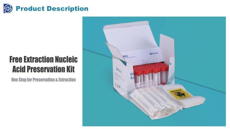 Free Extraction Nucleic Acid Preservation Kit Equipment One Step Rapid Antigen Igg Igm Test Kit PCR Rapid Test Kits