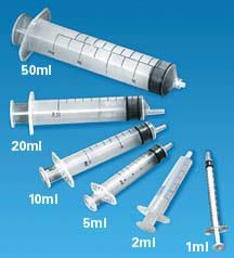 1L, 2L, 3L, 5L, 6L, 10L, 15L 2-Parts and 3-Parts Sterilised Disposable Dental Syringes, Lipofilling Syringe with or Without Needles