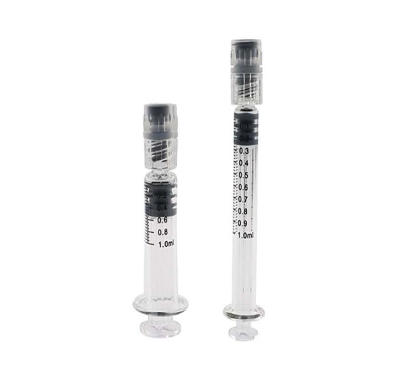 1ml Glass Prefilled Syringe Luer Lock 1 Ml for Distillate Disposable Syringes