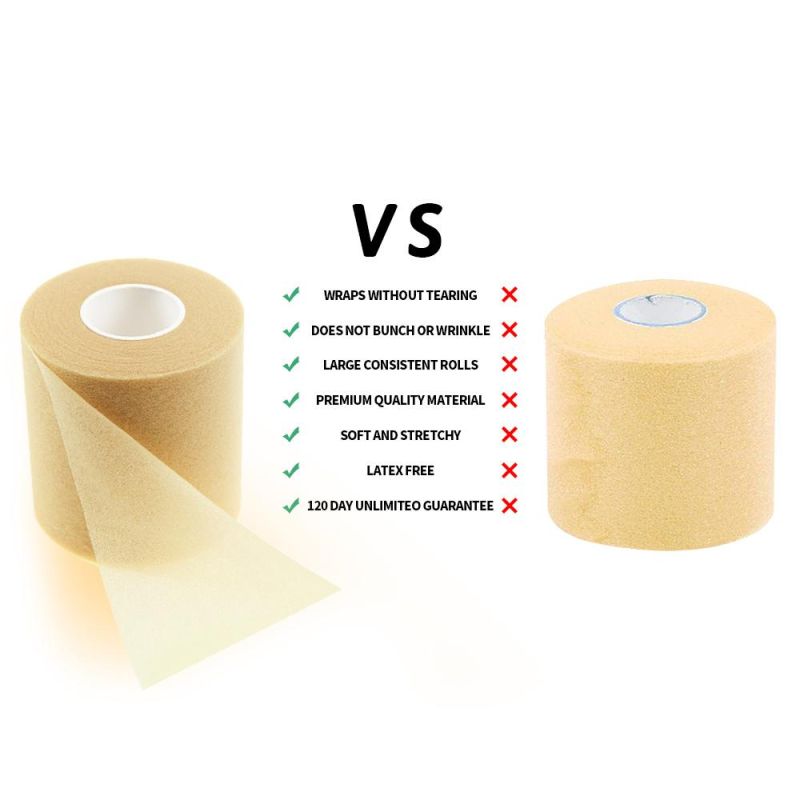 Six Colors Sport Foam Under Wrap Tape Pre-Taping Bandage